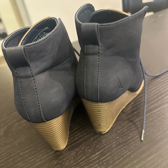 Náutica navy blue wedges - Picture 2 of 4